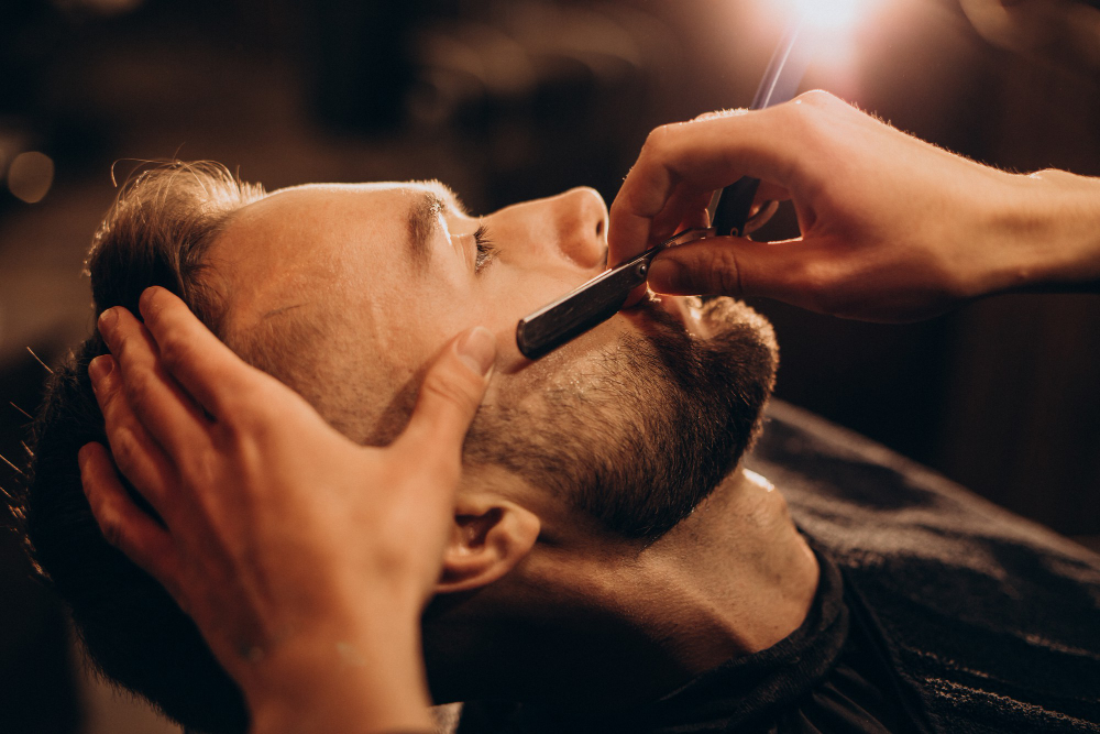 Shave to perfection with every hair. Razor or Scissors you name it we have it. 